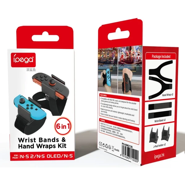 iPega SW2136 Sportovní pásky pro Nintendo Switch 2 JoyCon černé - Konzolové příslušenství - Obrázek 4f551935440a4d1db1c471d69c0d5519