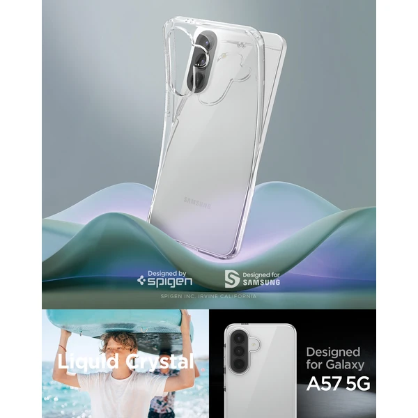 Spigen Liquid Crystal kryt Samsung Galaxy A57 5G crystal clear - Pouzdra - Obrázek 4f5b5f44fd02413297c5fe99a90e5cd6