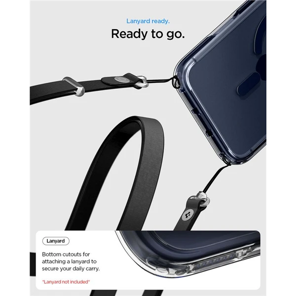 Spigen Ultra Hybrid MagSafe kryt iPhone 17 Pro Max clear deep blue - Pouzdra - Obrázek 4f6f89feb6564f0787ba4f1fbd6a0ced