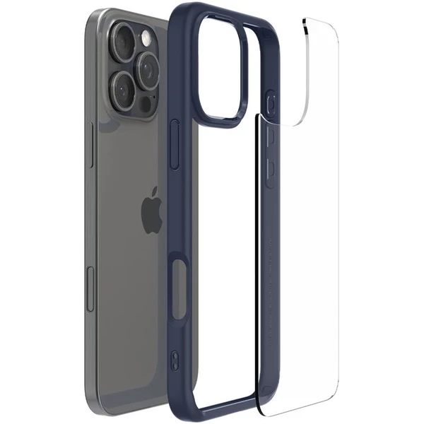 Spigen Ultra Hybrid kryt iPhone 16 Pro Max navy blue - Pouzdra - Obrázek 4f83b6fda5464413809916c5a951b1af