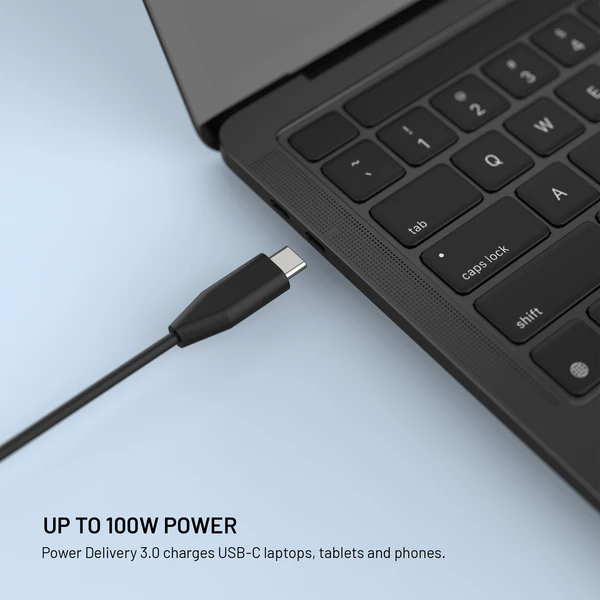 FIXED GaN nabíjecí adaptér pro notebooky s USB-C, PD 3.0, 100W, černý - Nabíječky - Obrázek 4f86f3f6eb4449d3840607f1c7986137