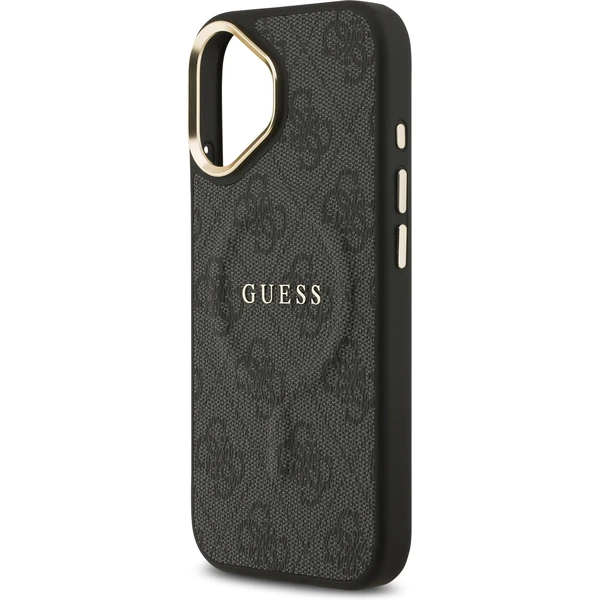Guess PU Leather 4G Gold Frame MagSafe kryt iPhone 17 černý - Pouzdra - Obrázek 4f8c43ec0d764566a3494b012d5b18b3