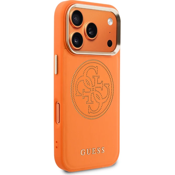 Guess PU Perforated 4G Logo MagSafe kryt iPhone 17 Pro oranžový - Pouzdra - Obrázek 4f955917c6c94e29a0c7c6d643a2b482