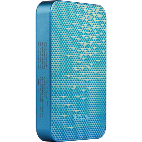 Pitaka Power Bank Qi2, 10 000 mAh Lucid Blue