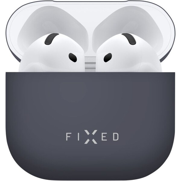 FIXED Silky silikonové pouzdro pro Apple AirPods 4 modré