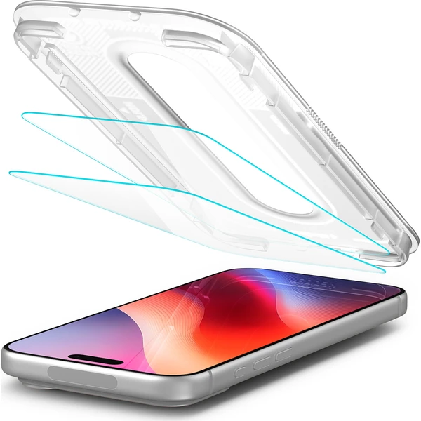 Spigen Glass tR EZ Fit Pro HD 2 Pack tvrzené sklo iPhone 18 Pro/17 Pro/17/16 Pro - Ochranné folie a skla - Obrázek 4fc5bd226e15459d8fedcae56692989b