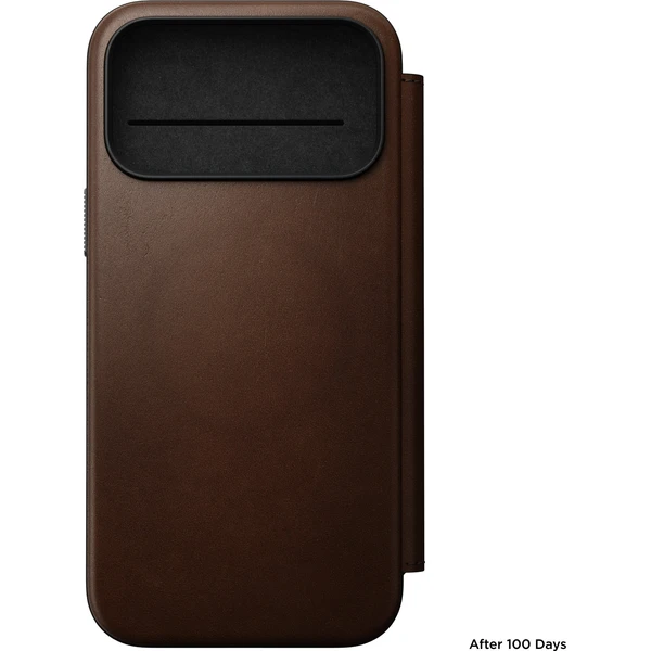 Nomad Modern Leather Folio MagSafe kožené pouzdro iPhone 18 Pro Max Brown - Pouzdra - Obrázek 4fd23fd52182453d8af008450cf6e40c