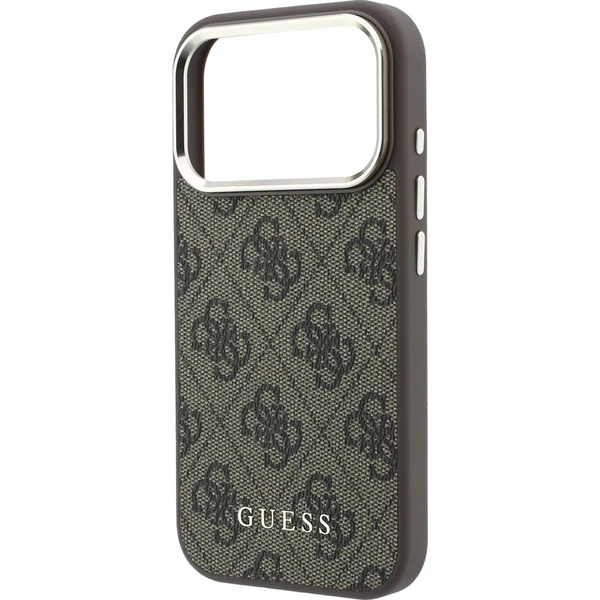 Guess PU Leather 4G Gold Frame MagSafe kryt iPhone 18 Pro hnědý - Pouzdra - Obrázek 4fd8f8e6ec6a40c698e0e18539e03966