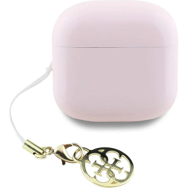 Guess Classic Logo Charm TWS bezdrátová sluchátka růžová - Sluchátka - Obrázek 50078a21f495419b8bbe378ae33ce704