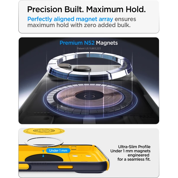 Spigen Nano Pop Hybrid MagSafe kryt iPhone 18 Pro/17 Pro blueberry navy - Pouzdra - Obrázek 500891e0999645ca802f3b48538a6cdb