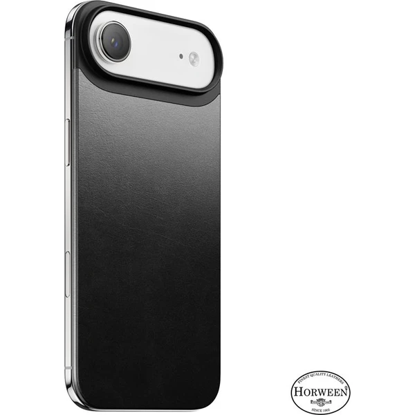 Nomad Magnetic Leather Back (Horween) Magsafe kožený kryt iPhone 17 Air Black