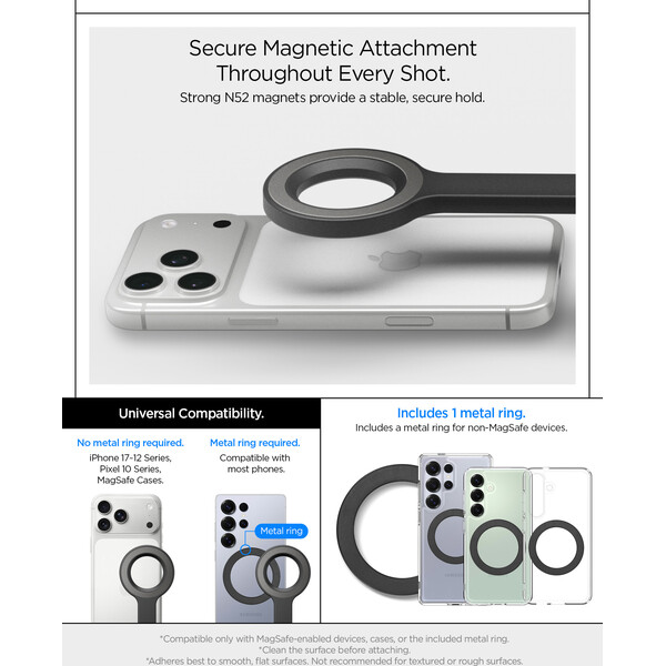 Spigen MagSafe Tripod Selfie tyč černá - Držáky - Obrázek 5034b4159acf4283b1bdf96dc0ed5e0f