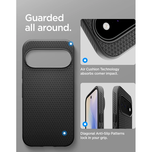 Spigen Liquid Air MagSafe kryt Google Pixel 11 matte black - Pouzdra - Obrázek 505d0b1e0ba7408e81b10544f276c2a4