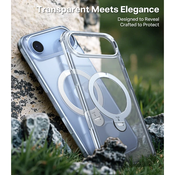 Torras Ostand Q3 Spin MagSafe kryt iPhone Air clear - Pouzdra - Obrázek 505e7a98b467449995e0ac8897442a3d