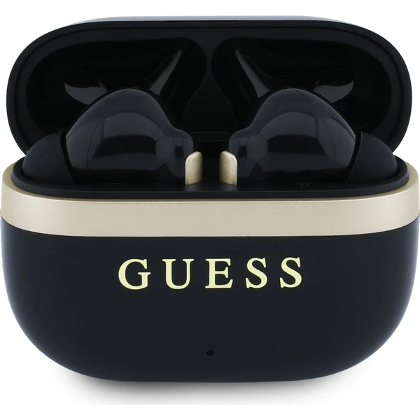 Guess Gold Line Glossy Finish TWS bezdrátová sluchátka černá - Sluchátka - Obrázek 5061181908a3438cb9e1ae576355b7b6