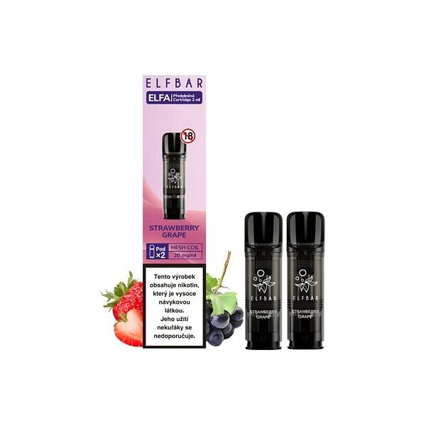 Elf Bar ELFA předplněné kapsle Strawberry Grape 2ks