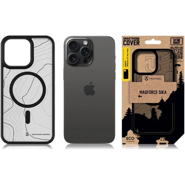 Tactical MagForce Hyperstealth Sika kryt iPhone 15 Pro Max Asphalt - Pouzdra - Obrázek 507d434753cd4504a3a436c19de08dfb