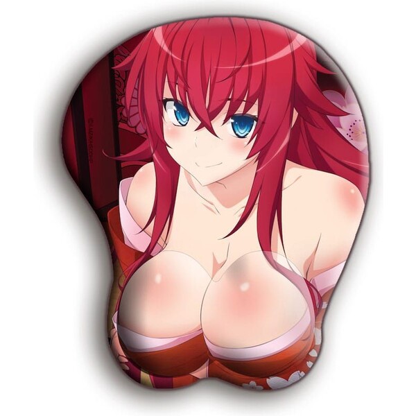 Herní podložka pod myš Highschool DxD – Rias s 3D podpěrkou zápěstí
