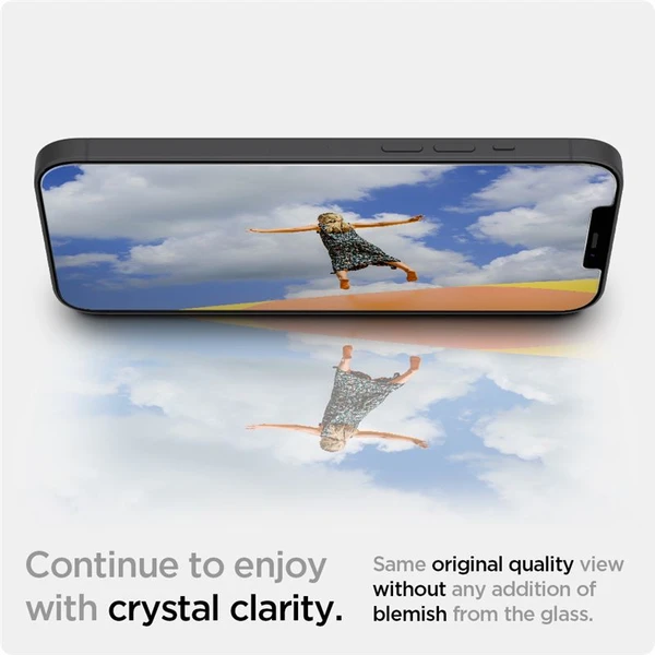 Spigen Glas tR EZ Fit tvrzené sklo iPhone 12 mini 2 ks čiré - Ochranné folie a skla - Obrázek 50B3200401