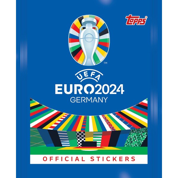 Fotbalové samolepky Topps EURO 2024 - Packet