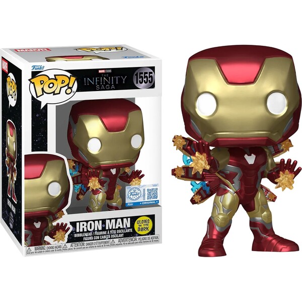 Funko POP! #1555 Marvel Plus: Avengers: Endgame - Iron Man Beams (GITD)