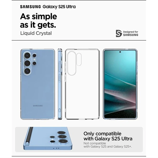 Spigen Liquid Crystal kryt Samsung Galaxy S25 Ultra čirý - Pouzdra - Obrázek 50a0054b6e854056b8e62cf4145017c6