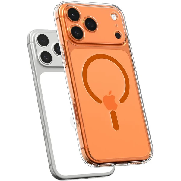 Spigen Ultra Hybrid MagSafe kryt iPhone 17 Pro Max clear orange - Pouzdra - Obrázek 50a1a03695e547299f389e972383b00d