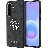 Guess PU 4G Metal Logo kryt Samsung Galaxy A57 šedý - Pouzdra