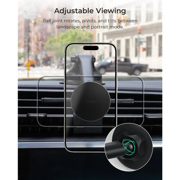 iOttie iTap 3 MagSafe Dashboard & Windshield Mount držák do auta černý - Držáky - Obrázek 50e9ff07690d4dcd91fdd264a5b41de6