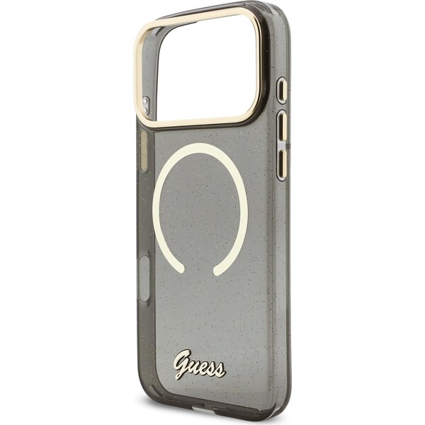 Guess IML Glitter Script Strap MagSafe kryt iPhone 17 Pro Max černý - Pouzdra - Obrázek 5101dccde06d433abcd698d5efdc4a8d