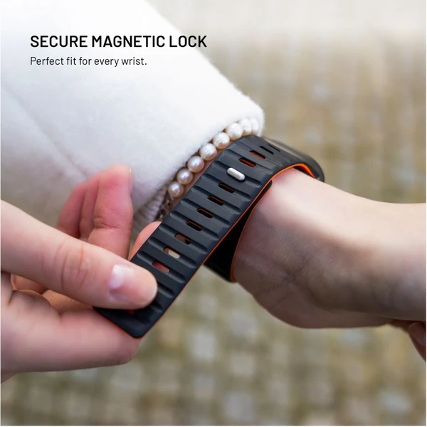 FIXED Silicone Magnetic Strap řemínek Apple Watch 44/45/46/49mm černý - Řemínky - Obrázek 510d4d43d5d1427f8f1dadd1a6ff4c5c