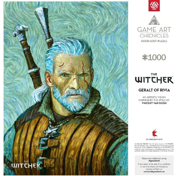 Puzzle Game Art Chronicles: The Witcher - Geralt Van Gogh (1000) - Puzzle - Obrázek 5118000P01