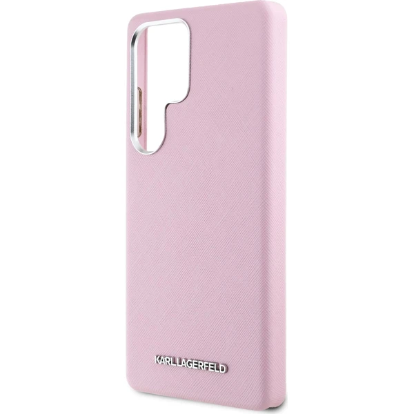 Karl Lagerfeld PU Saffiano Metal Logo and Frame kryt Samsung Galaxy S25 Ultra růžový - Pouzdra - Obrázek 51245d1f43044ca5b6c0b7a4a2475163