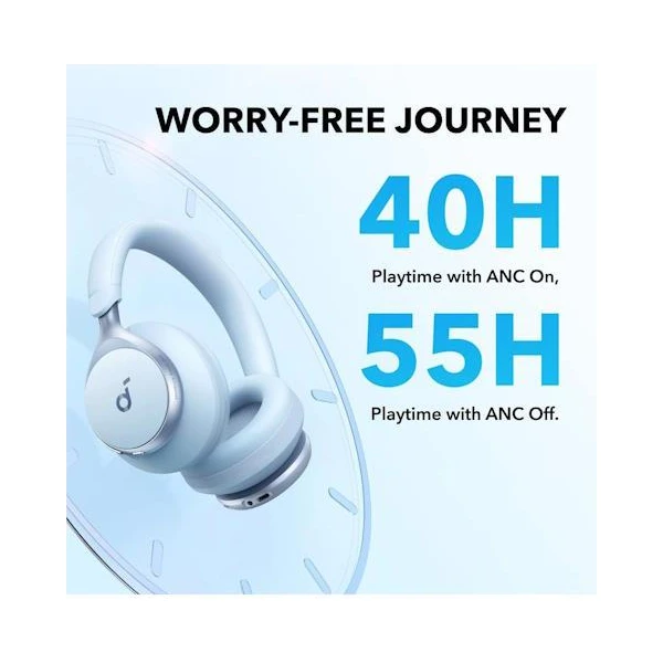 Anker Soundcore Space One bluetooth sluchátka modrá - Sluchátka - Obrázek 51296a0425a34f86bf8fcad45e3759c3