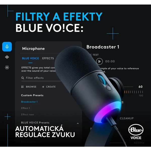 Logitech G Yeti GX mikrofon černý - Mikrofony - Obrázek 5134000P01