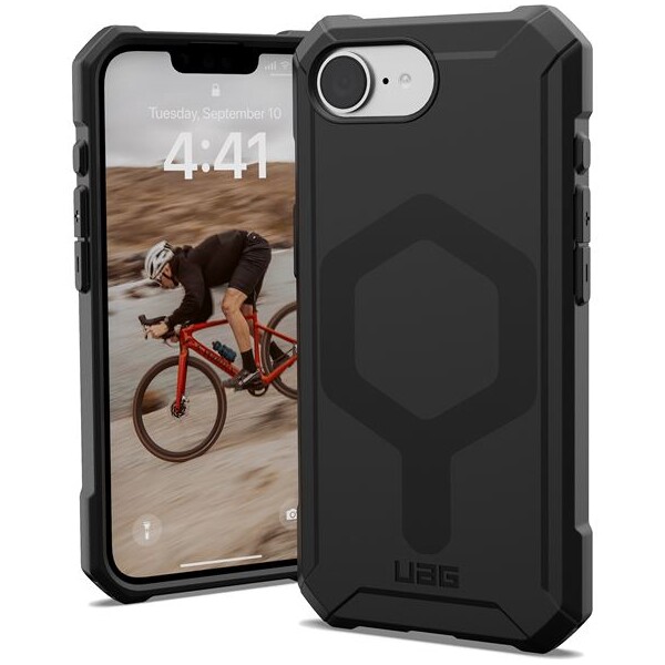 UAG Essential Armor Magsafe kryt iPhone 16e černý