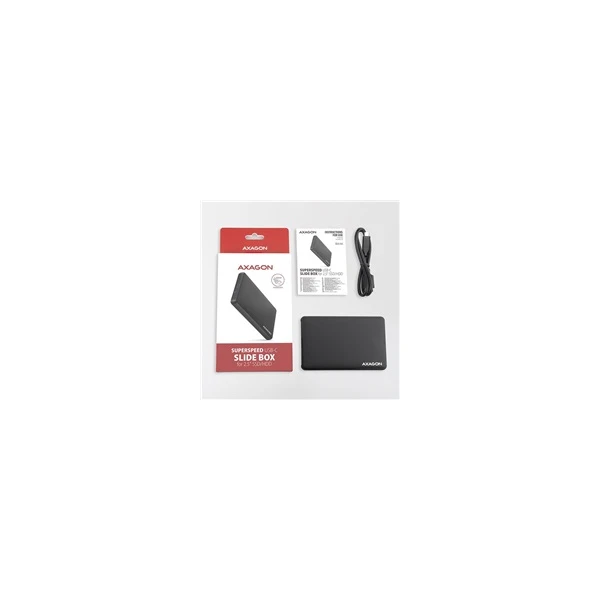 AXAGON externí box pro 2,5 SSD/HDD - USB-C 3.2 Gen 1 černý - Externí boxy - Obrázek 5160700301