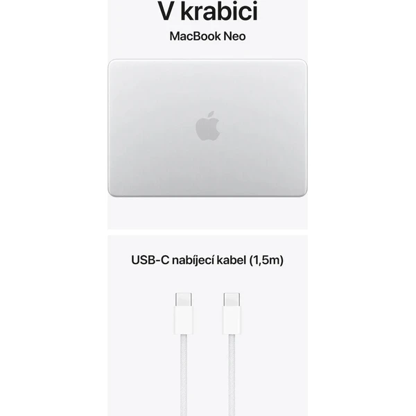 Apple MacBook Neo (2026) 8GB / 256GB / SK KLV / stříbrná (Další) - Notebooky - Obrázek 5162e80b117347da8356a6f5406ee739