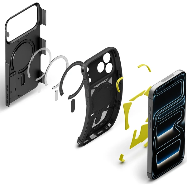 Spigen Tough Armor T MagSafe kryt iPhone 18 Pro/17 Pro black - Pouzdra - Obrázek 51889fc949b24a23b4de430048c7b44c
