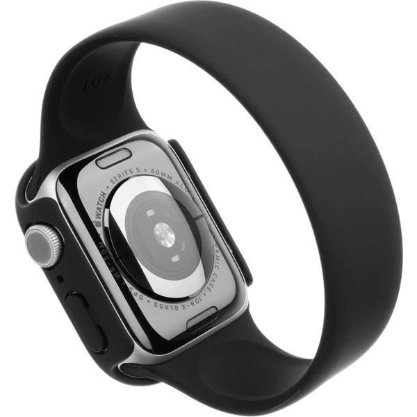 FIXED Pure+ pouzdro s temperovaným sklem Apple Watch 44mm černé - Pouzdra - Obrázek 51D4100501
