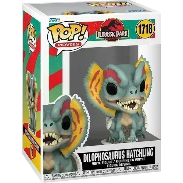 Funko POP! #1718 Movies: Jurassic Park - Hatchling Dilophosaurus - Funko POP! - Obrázek 51OG000J01