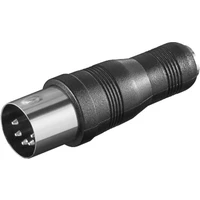 PremiumCord 3,5mm/DIN redukce černá - Kabely a redukce
