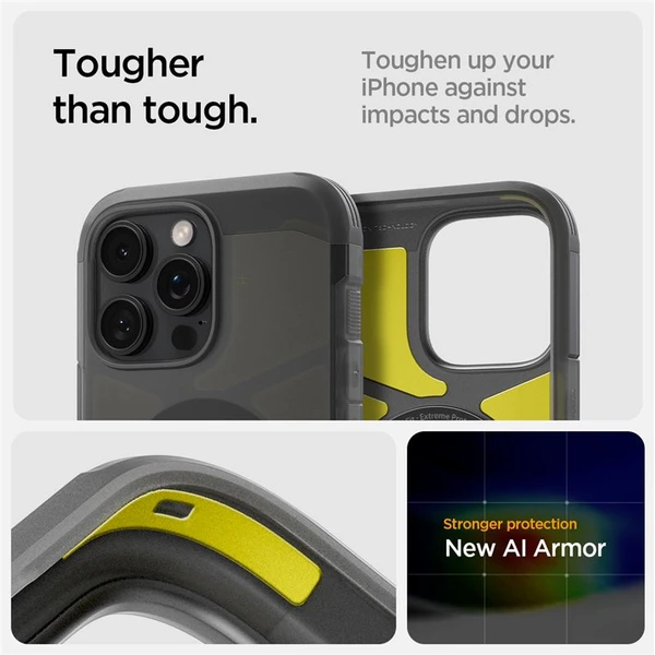 Spigen Tough Armor MagSafe kryt iPhone 16 Pro Max frost black - Pouzdra - Obrázek 51b6b047a45e41658d48b0e46a107e91