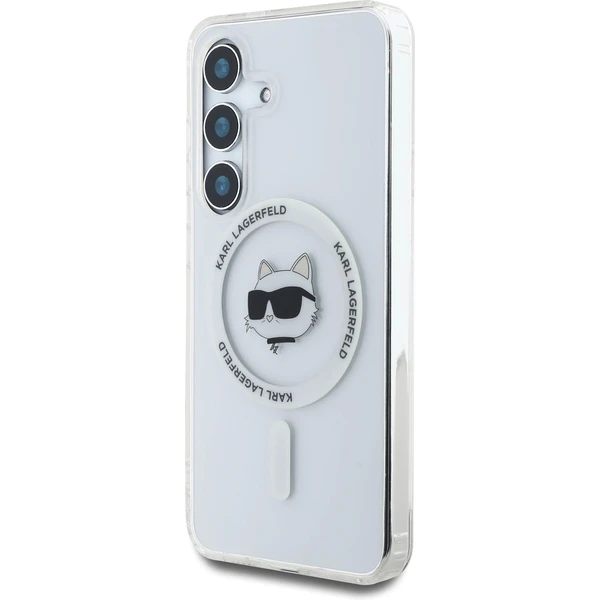 Karl Lagerfeld IML Choupette Head MagSafe kryt Samsung Galaxy S25+ čirý - Pouzdra - Obrázek 51d277921aa34532b81de9e904c1396e