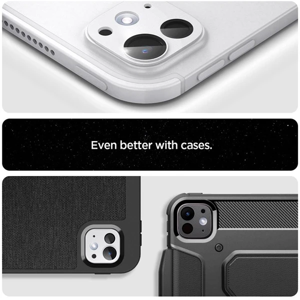 Spigen Glass tR EZ Fit Optik Metal sklo na fotoaparát iPad Pro 13" 2025/ iPad Pro 11" 2025 stříbrné - Ochranné folie a skla - Obrázek 51e2ae3ae7cf4fe59c19b9af41578a29