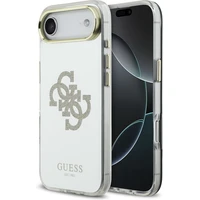 Guess PC/TPU Mirror 4G Glitter Logo MagSafe kryt iPhone Air zlatý - Pouzdra