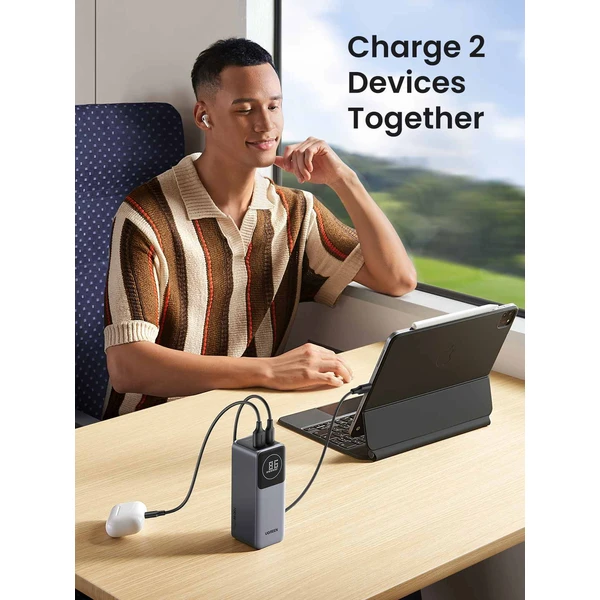 UGREEN Nexode 12000mAh Quick Charging (100W) powerbanka šedá - Powerbanky - Obrázek 51e940b000a546fba7f15d96125c1319