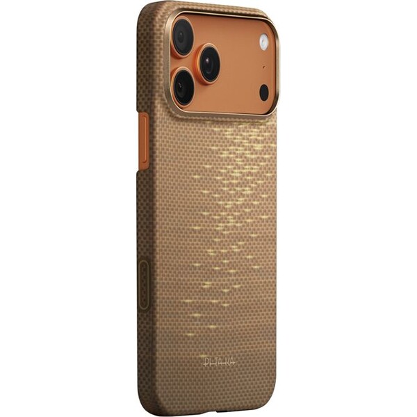 Pitaka Ultra-Slim Case MagSafe kryt iPhone 17 Pro Golden Glint