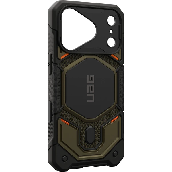 UAG Monarch Pro MagSafe Kevlar kryt iPhone 18 Pro/17 Pro zelený - Pouzdra - Obrázek 5219e4c711f44874b1533e3cd30104be