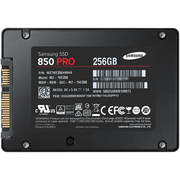 Samsung SSD 2,5" 850 Pro 256GB - SSD disky - Obrázek 521H000101